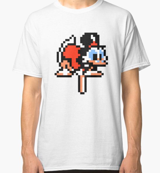 DuckTales Scrooge McDuck Pogoing Classic T-Shirt by Funkymunkey T-Shirt