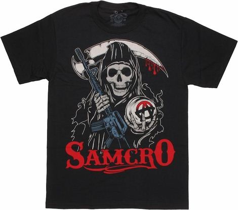 Sons of Anarchy Stylized Reaper T Shirt
