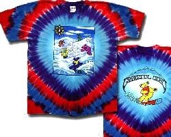 Grateful Dead T-shirt Tie Dye Snow Bears Tee Shirt
