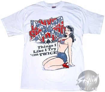 Lynyrd Skynyrd Things I Like I Try Em Twice Music T-Shirt