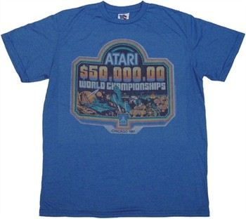 Atari $50,000,000 World Championships Chicago 1981 T-Shirt Sheer by JUNK FOOD