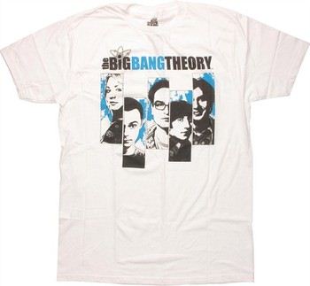 Big Bang Theory Character Panels Jack of All Trades T-Shirt Sheer