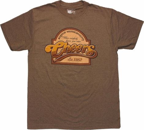 Cheers Round Top Sign T Shirt Sheer