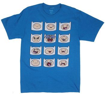 More Finn Faces - Adventure Time T-shirt