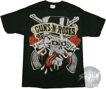 Guns N Roses Skull Guns T-Shirt