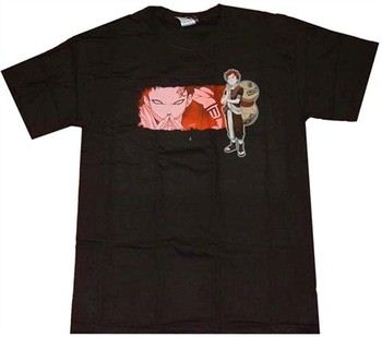 Naruto Gaara Black T-Shirt