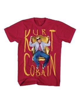 Nirvana Kurt Cobain Sitting Photo Men's T-Shirt