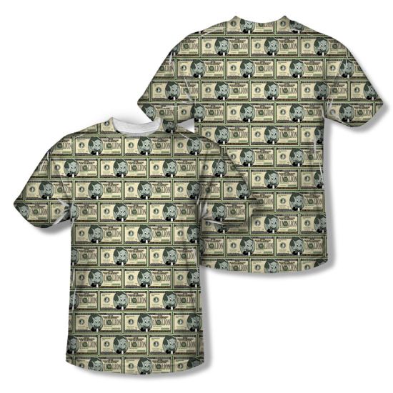 Richie Rich Shirt Millions Sublimation Shirt Front/Back Print