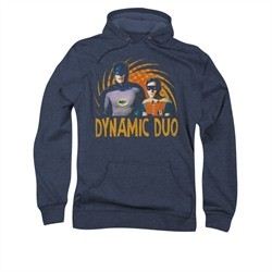 Classic Batman Hoodie Dynamic Duo Navy Sweatshirt Hoody