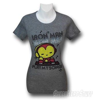 Iron Man Play My Song Women's T-Shirt