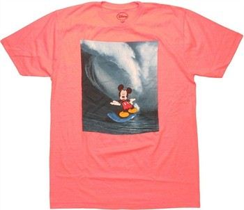 Disney Mickey Mouse Surf Scare T-Shirt Sheer