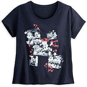 Mickey and Minnie Mouse Tee for Women - Plus Size