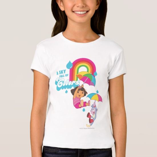 Dora The Explorer | A Sky Full Of Colors T-Shirt