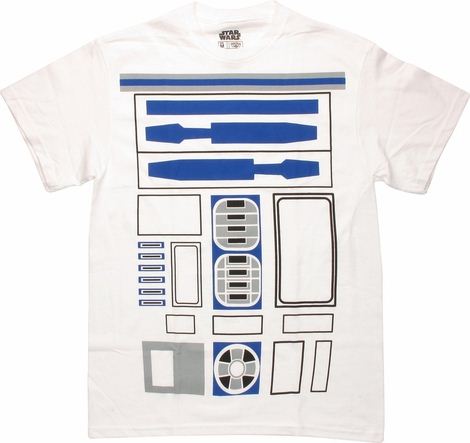 Star Wars R2 D2 Uniform T Shirt