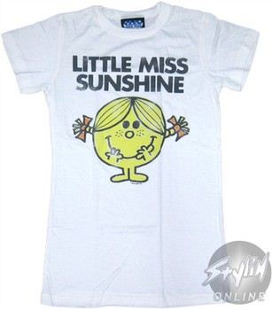 Little Miss Sunshine Basic Baby Doll Tee by JUNK FOOD