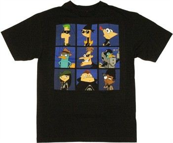 Phineas and Ferb Boxed Characters T-Shirt