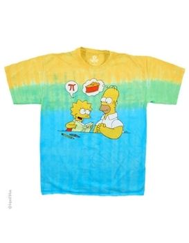 Simpsons Mmm Pi Men's T-shirt