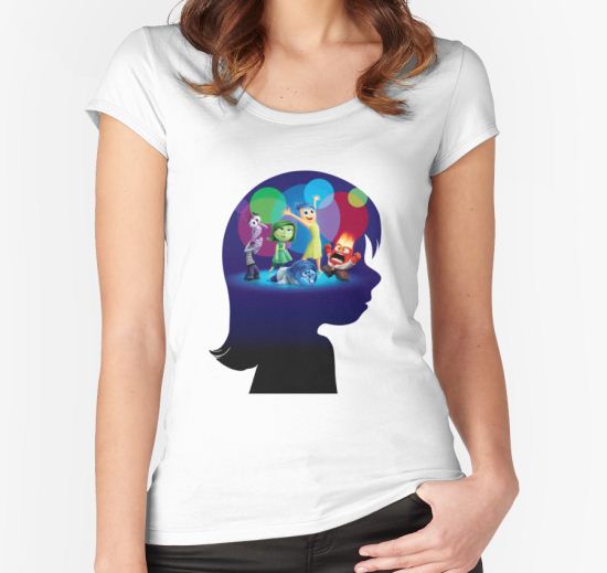 Inside Out Women's Fitted Scoop T-Shirt by Amation T-Shirt