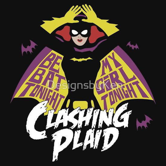 Clashing Plaid - Be My Batgirl! by DesignsbyKen T-Shirt