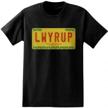 Breaking Bad License Plate LWYRUP Adult Black T-Shirt