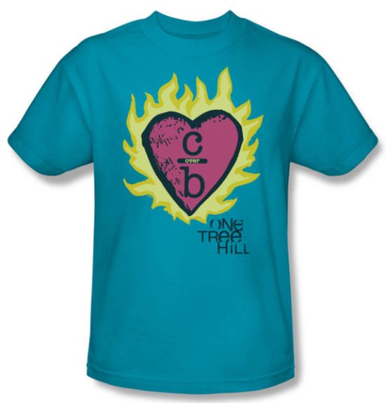 One Tree Hill Shirt C Over B Adult Turquoise Tee T-Shirt