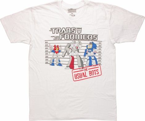 Transformers Decepticons Usual Bots T-Shirt