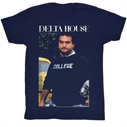 Animal House Shirt Delta House Adult Navy Tee T-Shirt