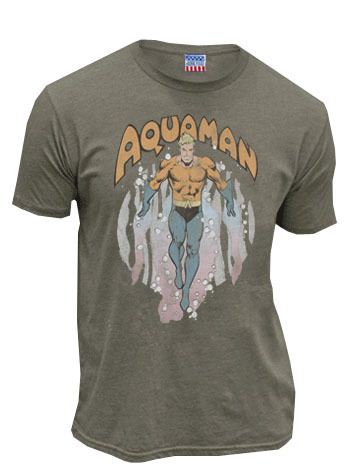 Junk Food Clothing Aquaman Rising Clay Adult T-shirt