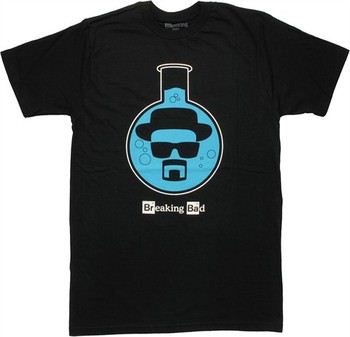 Breaking Bad Heisenberg Head in Round-Bottom Flask T-Shirt Sheer