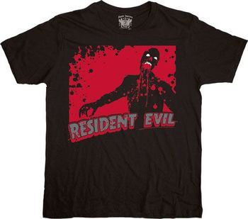 Resident Evil Retro Zombie Blood T-shirt