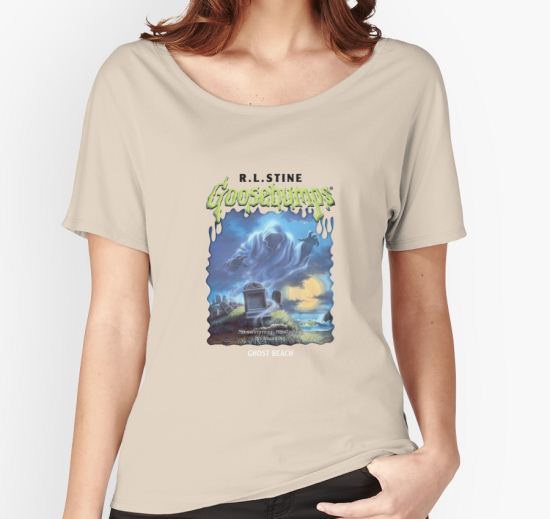 ‘Ghost Beach Goosebumps’ Women's Relaxed Fit T-Shirt by litzywallace T-Shirt