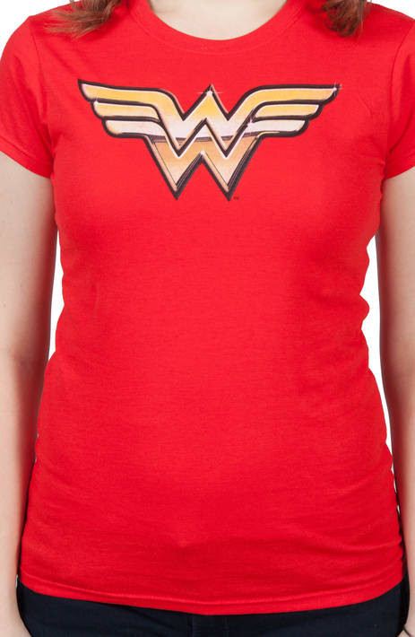Golden Logo Wonder Woman T-Shirt