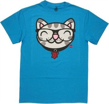 Big Bang Theory Soft Kitty Glasses Face T-Shirt