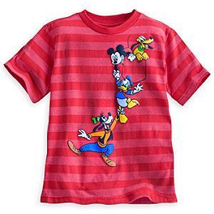 Mickey Mouse and Friends Striped Tee for Boys