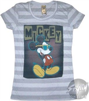 Disney Mickey Mouse Shades Baby Doll Tee by MIGHTY FINE