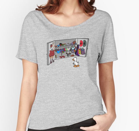 ‘Which Duck to Be Today?’ Women's Relaxed Fit T-Shirt by robotghost T-Shirt