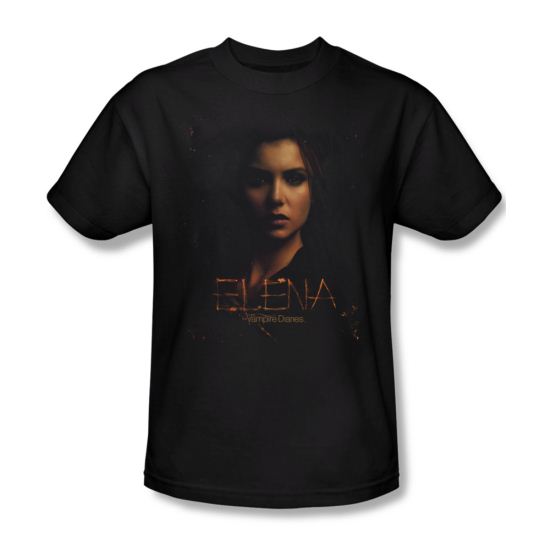 Vampire Diaries Shirt Smokey Elena Black T-Shirt