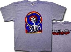 Grateful Dead T-shirt Skull and Roses Classic Tee Shirt