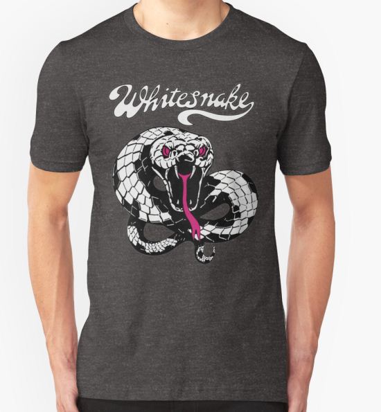 ‘Whitesnake’ T-Shirt by derelictdesigns T-Shirt