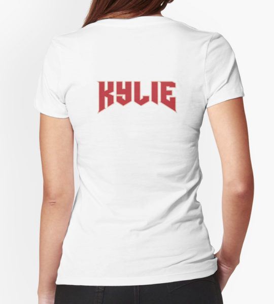 KYLIE Jenner Logo Women's Fitted V-Neck T-Shirt by teenthings T-Shirt