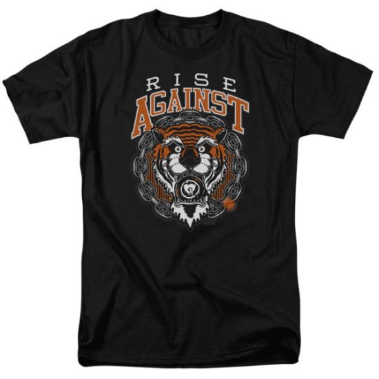 Rise Against Shirt Tiger Bomb Black T-Shirt