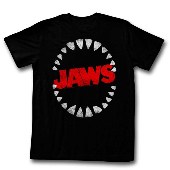 Jaws Shirt Teeth Black T-Shirt