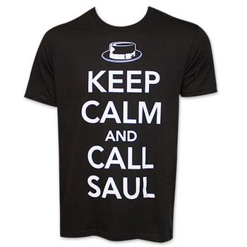 Breaking Bad Keep Calm And Call Saul TShirt - Black
