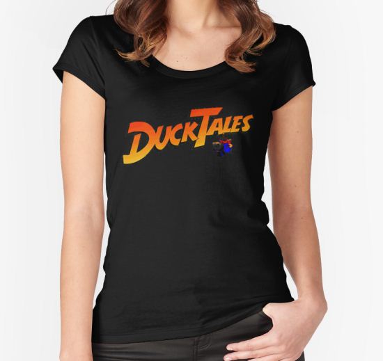 DucktaLes Women's Fitted Scoop T-Shirt by Snaflein T-Shirt