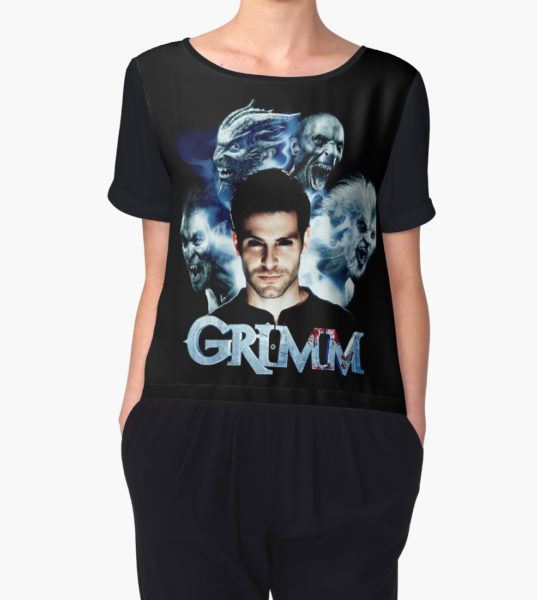 The Grimm Women's Chiffon Top by AllieConfyArt T-Shirt