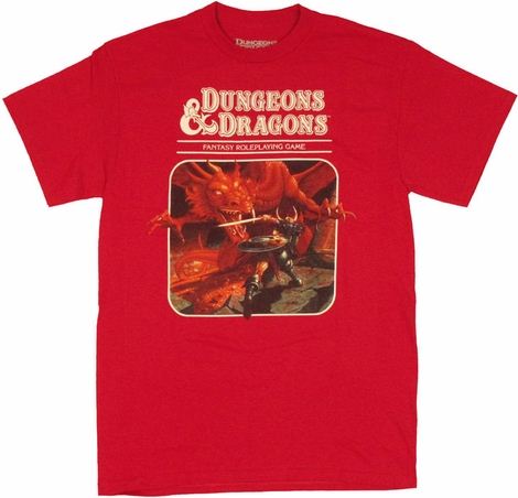 Dungeons and Dragons Fantasy Game T Shirt