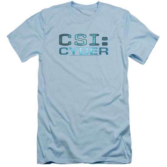 CSI Cyber Shirt Slim Fit Logo Light Blue T-Shirt