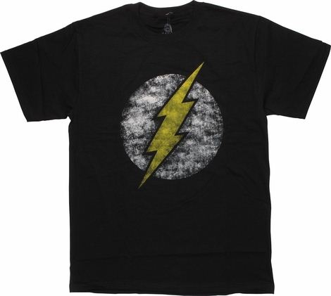 Flash Logo Sponged Stencil T Shirt