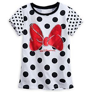 Minnie Mouse Polka Dot Tee for Girls - Walt Disney World