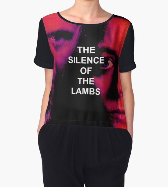 THE SILENCE OF THE LAMBS 8 Women's Chiffon Top by Scott Stebbins T-Shirt